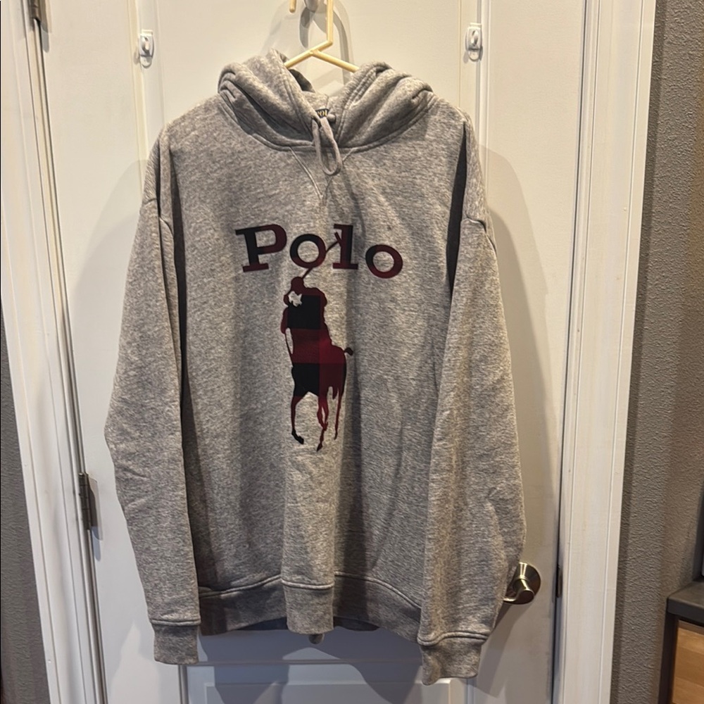 Polo by Ralph Lauren Gray Sweatshirt Classic Style